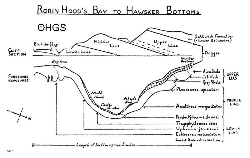 geology of Robin Hoods Bay