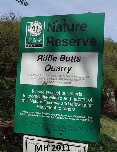 Riffle Butts sign